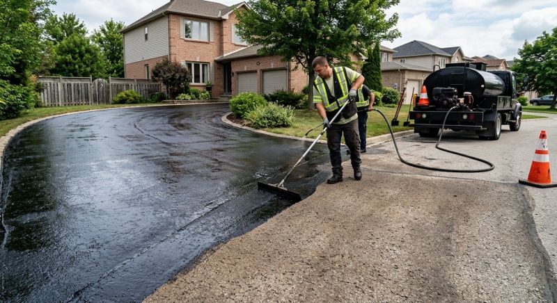 Blacktop Driveway Sealing in Fort Collins, CO